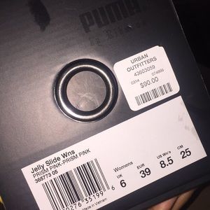 PINK FENTY JELLY SLIDES - BRAND NEW